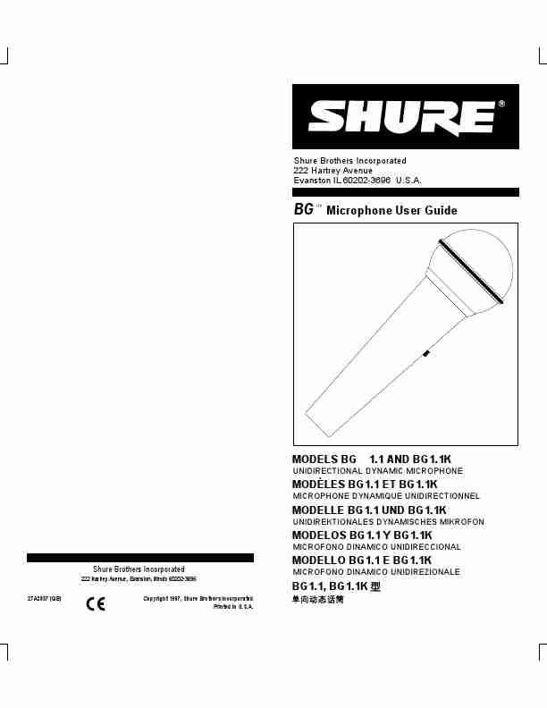 Shure Microphone BG-page_pdf